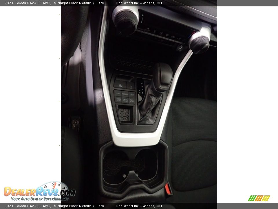 2021 Toyota RAV4 LE AWD Midnight Black Metallic / Black Photo #28