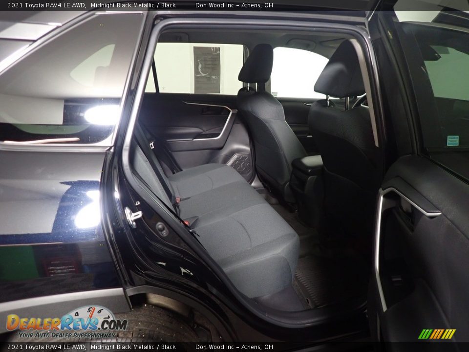 2021 Toyota RAV4 LE AWD Midnight Black Metallic / Black Photo #33
