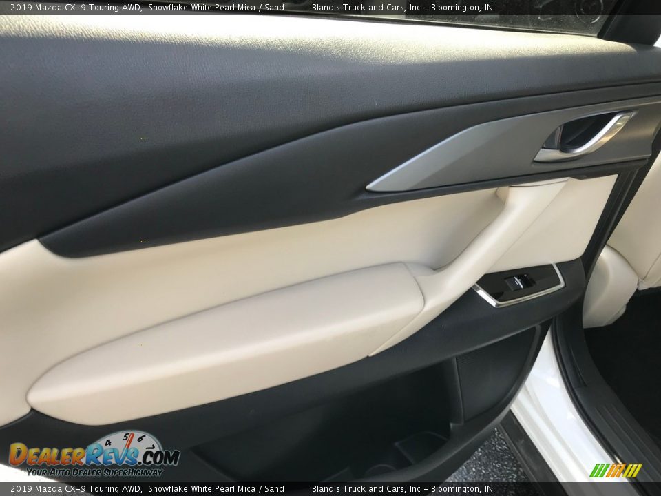 2019 Mazda CX-9 Touring AWD Snowflake White Pearl Mica / Sand Photo #36