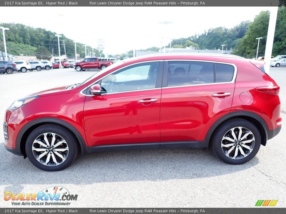 Hyper Red 2017 Kia Sportage EX Photo #2