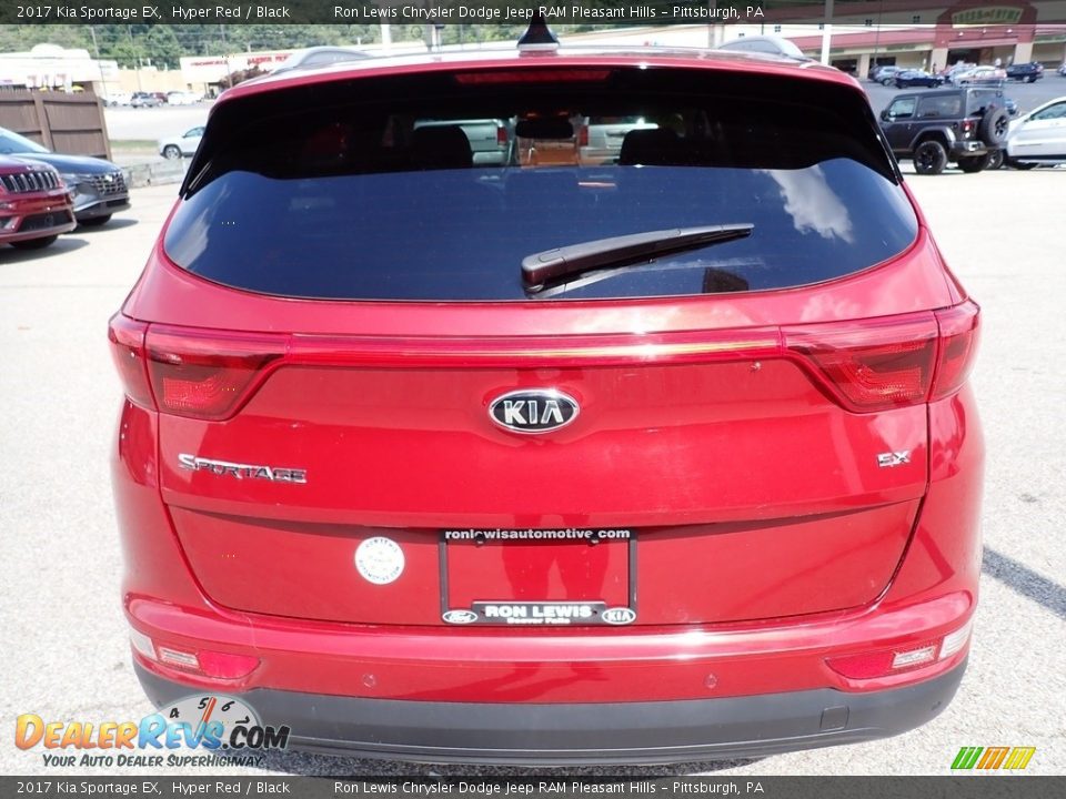 2017 Kia Sportage EX Hyper Red / Black Photo #4