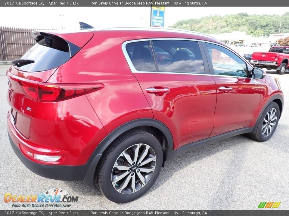 Hyper Red 2017 Kia Sportage EX Photo #6