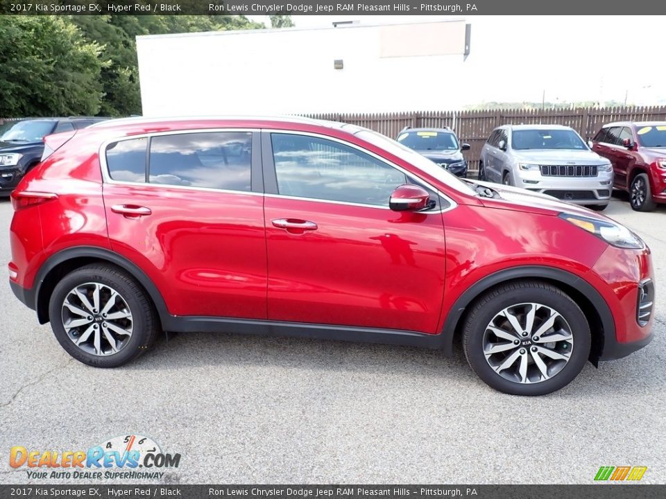 Hyper Red 2017 Kia Sportage EX Photo #7