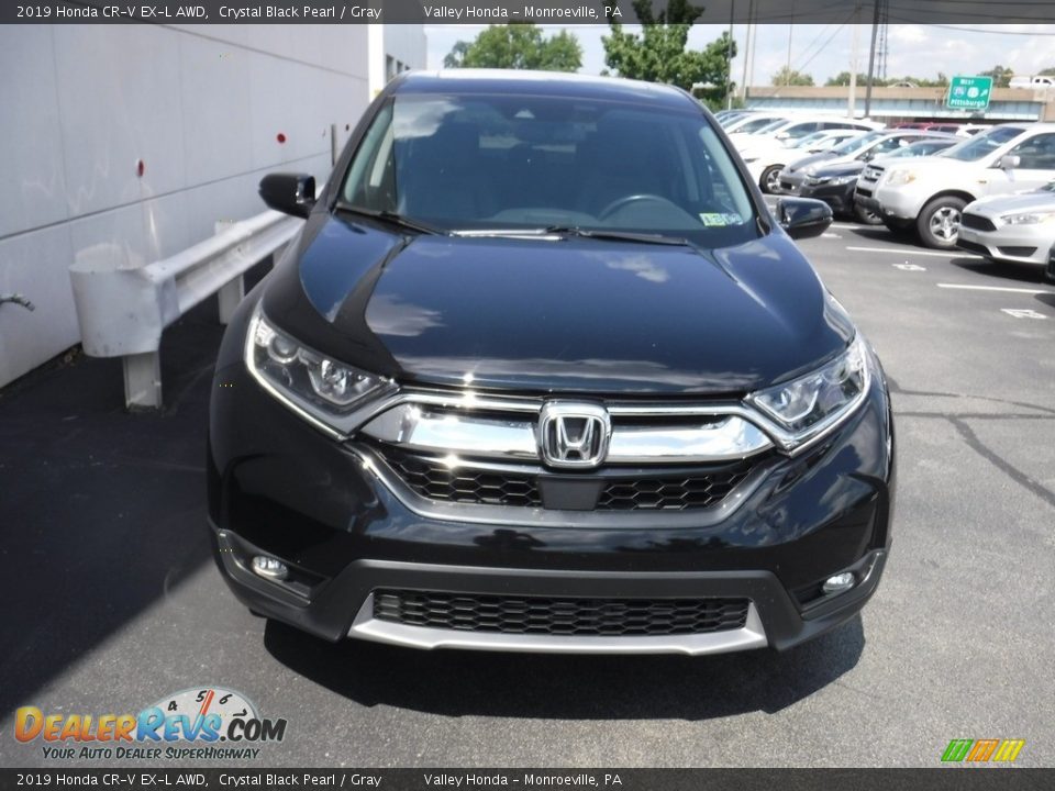 2019 Honda CR-V EX-L AWD Crystal Black Pearl / Gray Photo #5