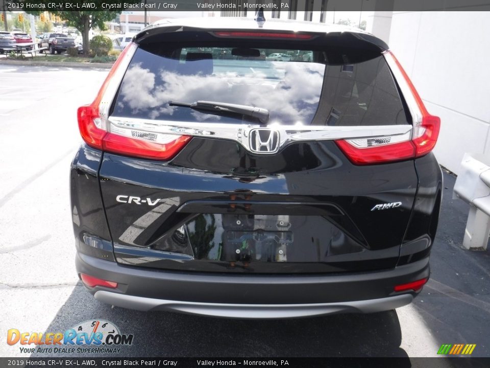 2019 Honda CR-V EX-L AWD Crystal Black Pearl / Gray Photo #9