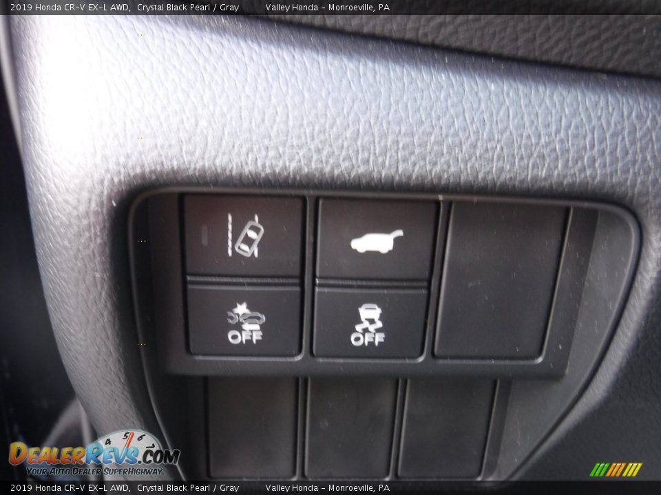 2019 Honda CR-V EX-L AWD Crystal Black Pearl / Gray Photo #12