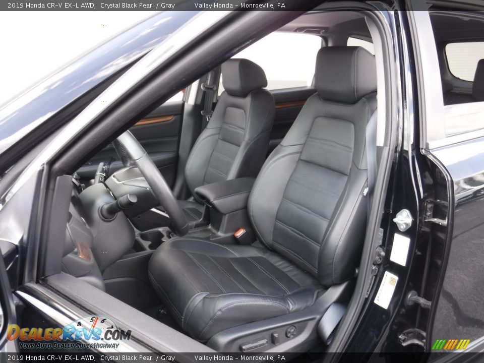 2019 Honda CR-V EX-L AWD Crystal Black Pearl / Gray Photo #13