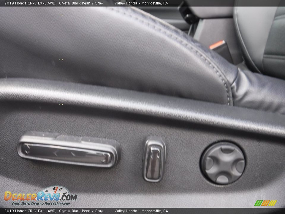 2019 Honda CR-V EX-L AWD Crystal Black Pearl / Gray Photo #14