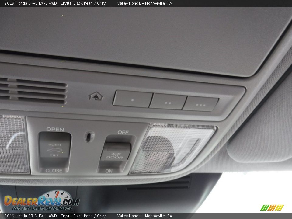 2019 Honda CR-V EX-L AWD Crystal Black Pearl / Gray Photo #21