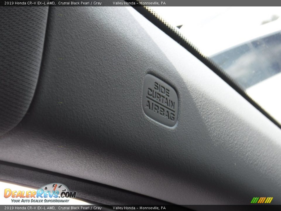 2019 Honda CR-V EX-L AWD Crystal Black Pearl / Gray Photo #24