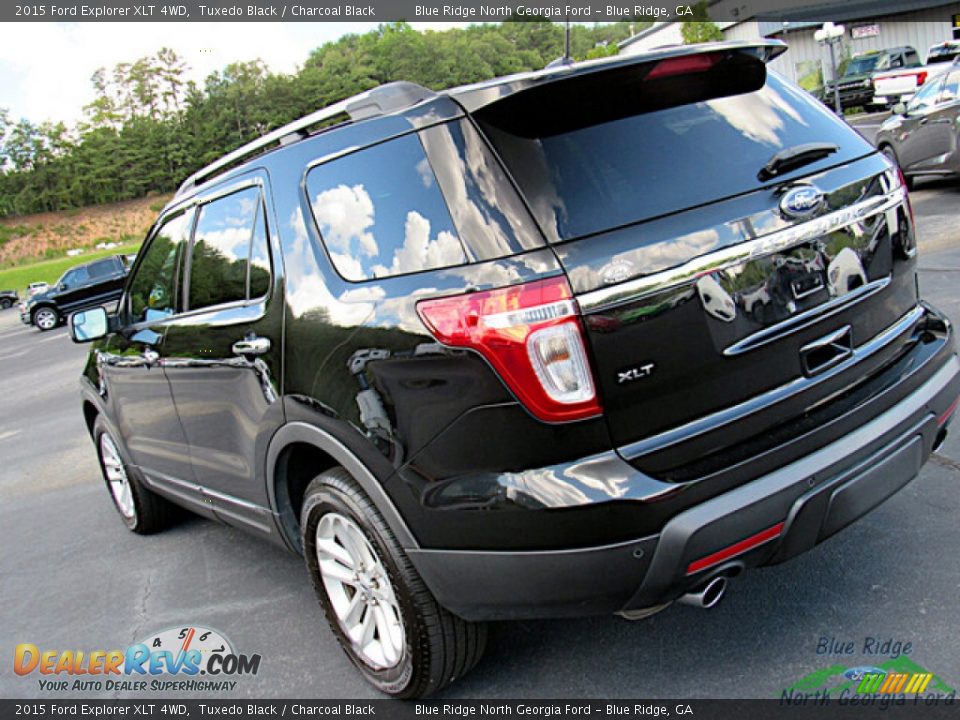 2015 Ford Explorer XLT 4WD Tuxedo Black / Charcoal Black Photo #28