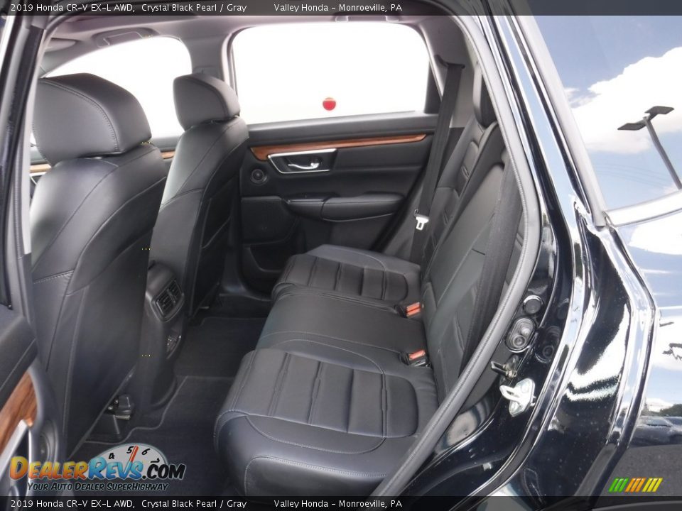 2019 Honda CR-V EX-L AWD Crystal Black Pearl / Gray Photo #25
