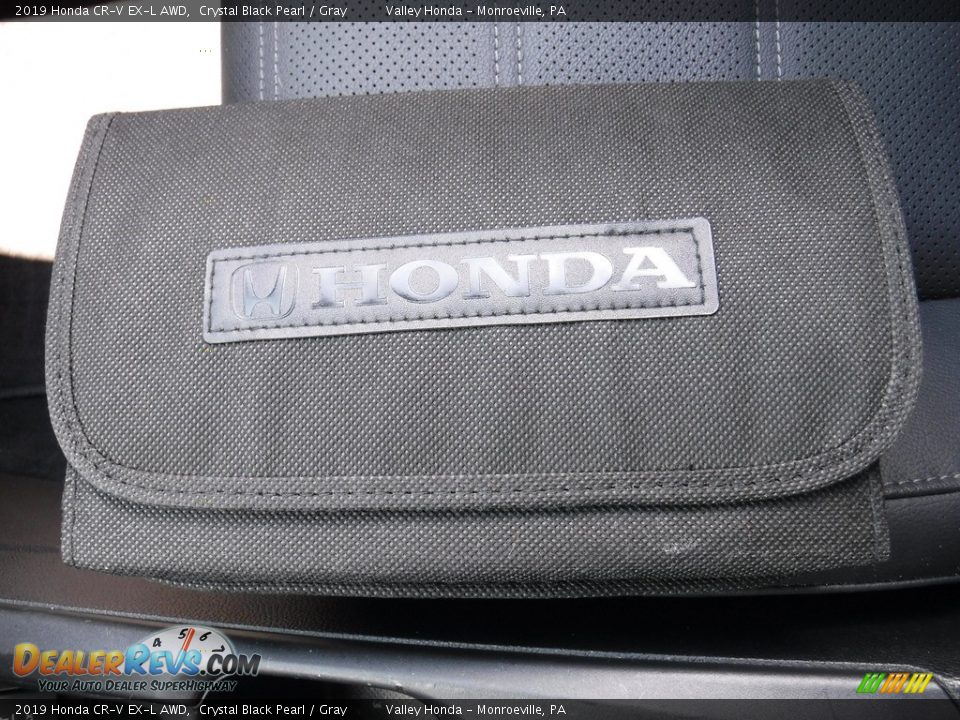 2019 Honda CR-V EX-L AWD Crystal Black Pearl / Gray Photo #28