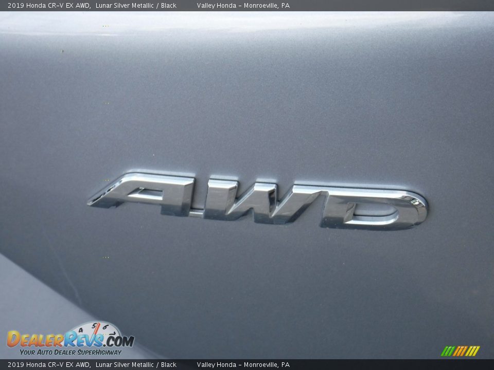 2019 Honda CR-V EX AWD Lunar Silver Metallic / Black Photo #8
