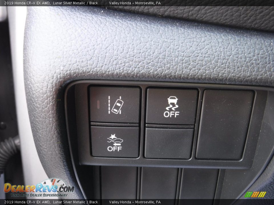 2019 Honda CR-V EX AWD Lunar Silver Metallic / Black Photo #13