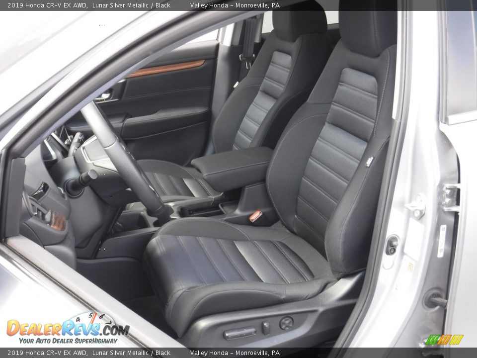 2019 Honda CR-V EX AWD Lunar Silver Metallic / Black Photo #14