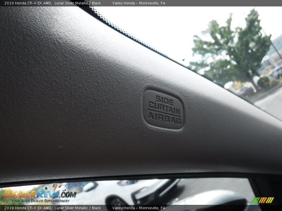 2019 Honda CR-V EX AWD Lunar Silver Metallic / Black Photo #16