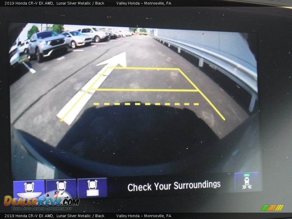 2019 Honda CR-V EX AWD Lunar Silver Metallic / Black Photo #20