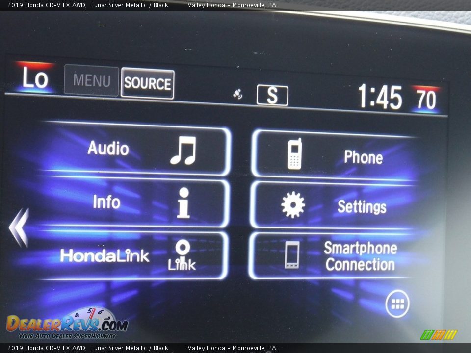 2019 Honda CR-V EX AWD Lunar Silver Metallic / Black Photo #21