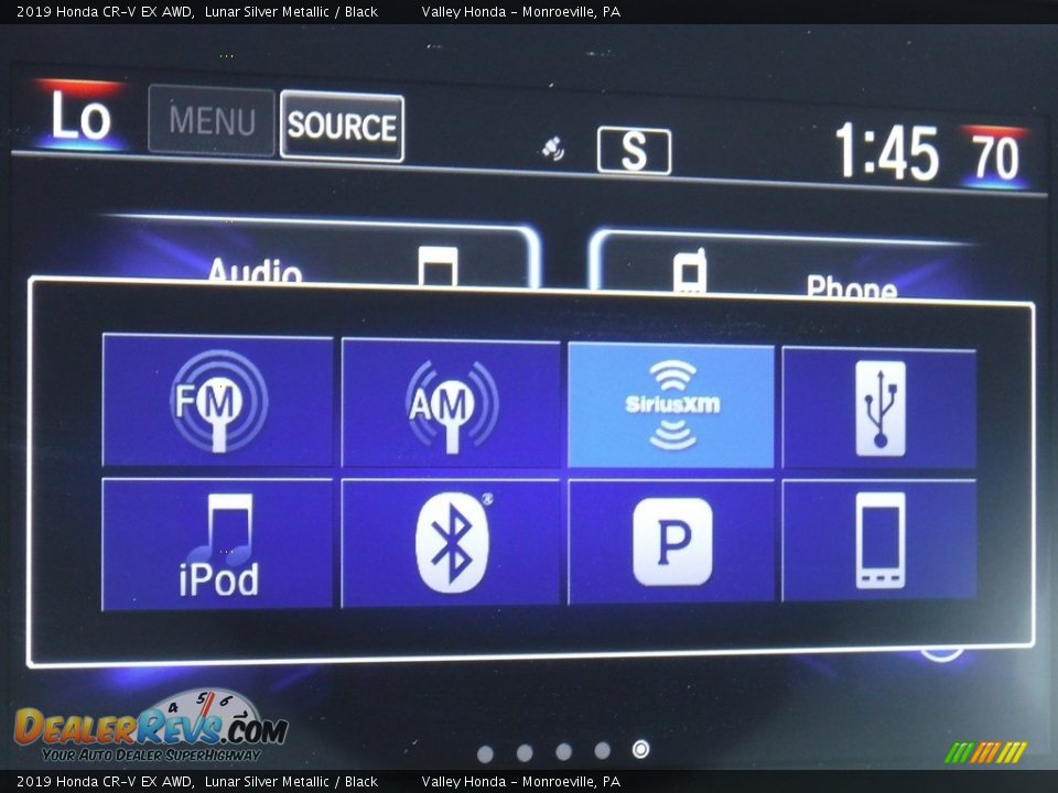 2019 Honda CR-V EX AWD Lunar Silver Metallic / Black Photo #22
