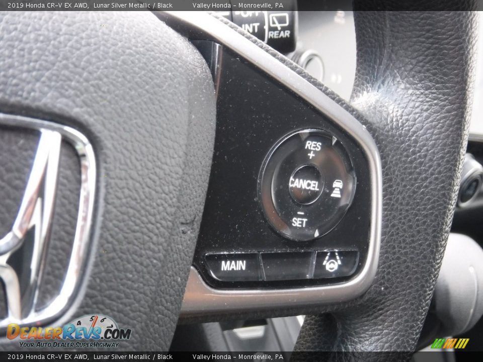 2019 Honda CR-V EX AWD Lunar Silver Metallic / Black Photo #25