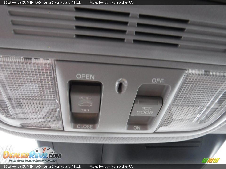 2019 Honda CR-V EX AWD Lunar Silver Metallic / Black Photo #26