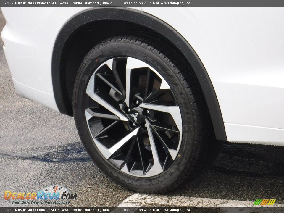 2022 Mitsubishi Outlander SEL S-AWC White Diamond / Black Photo #3