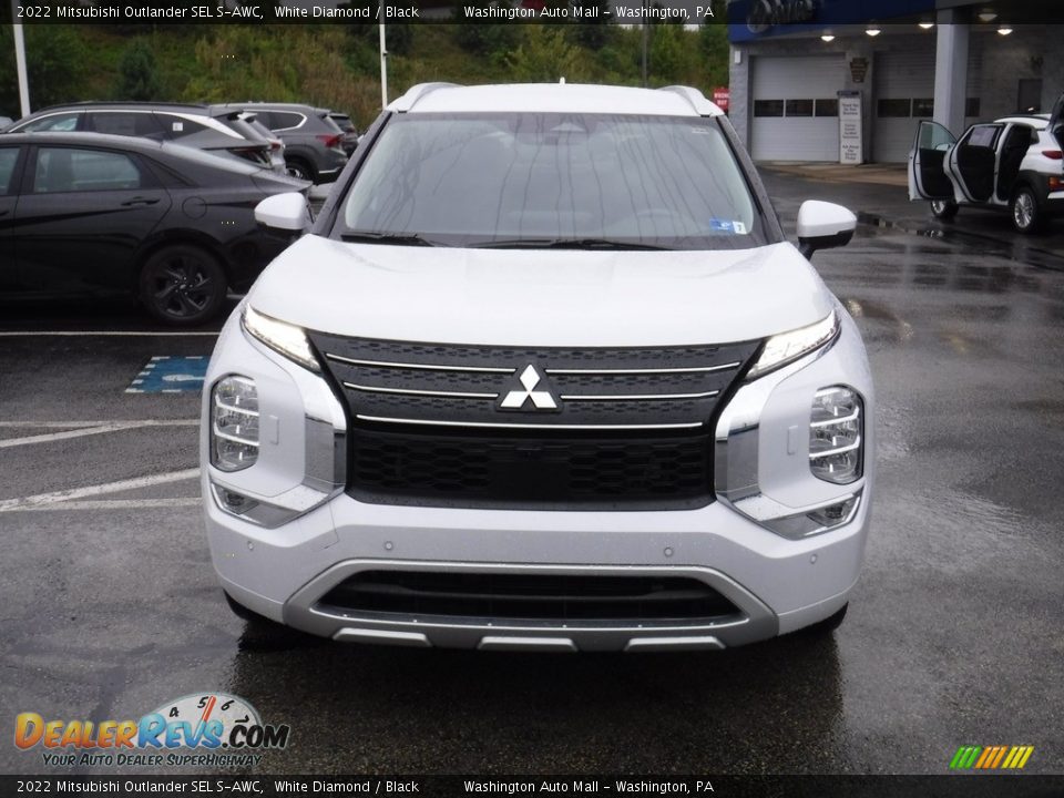 2022 Mitsubishi Outlander SEL S-AWC White Diamond / Black Photo #4