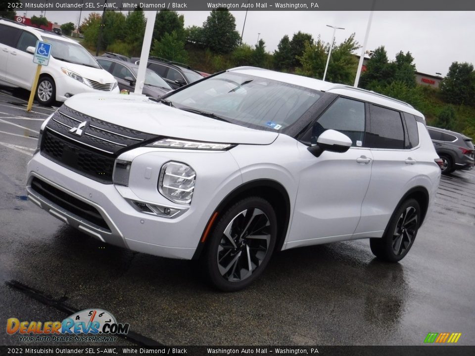 2022 Mitsubishi Outlander SEL S-AWC White Diamond / Black Photo #5