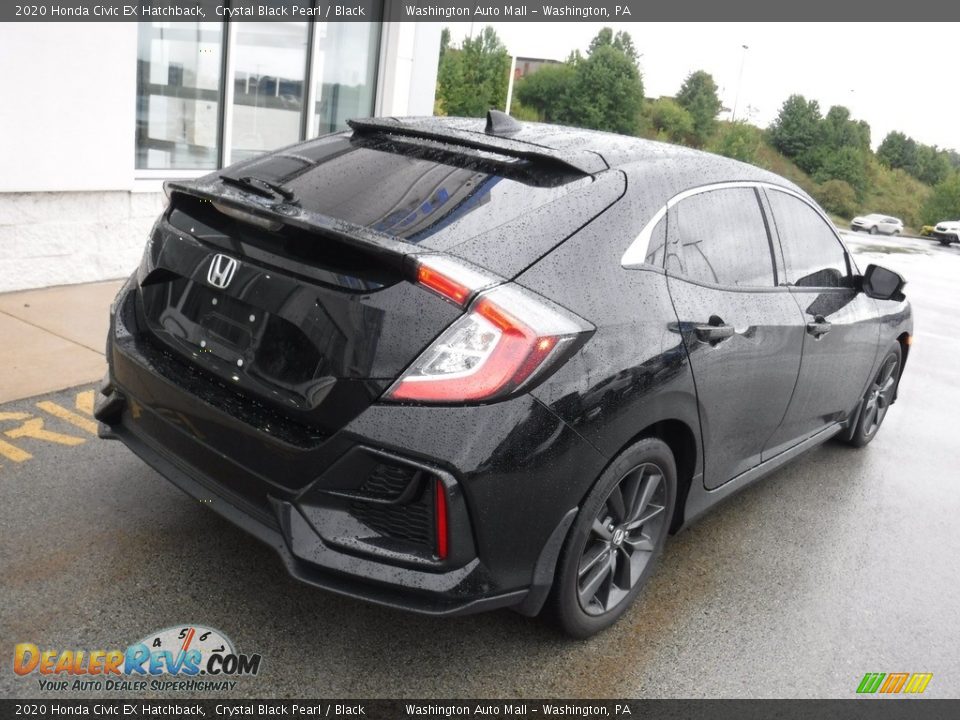 2020 Honda Civic EX Hatchback Crystal Black Pearl / Black Photo #10