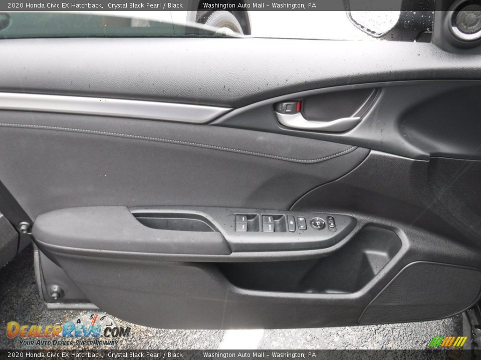 2020 Honda Civic EX Hatchback Crystal Black Pearl / Black Photo #15
