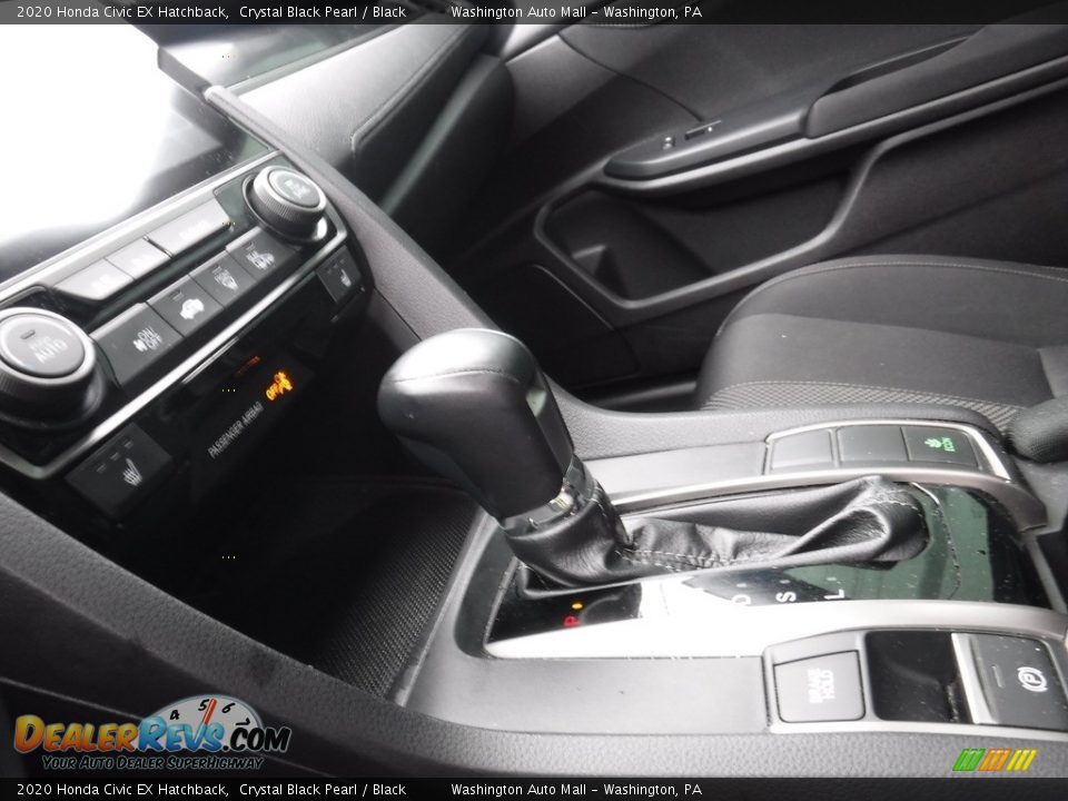 2020 Honda Civic EX Hatchback Crystal Black Pearl / Black Photo #23