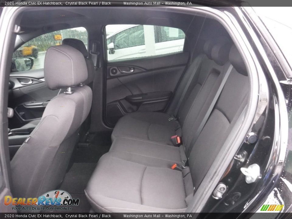 2020 Honda Civic EX Hatchback Crystal Black Pearl / Black Photo #29