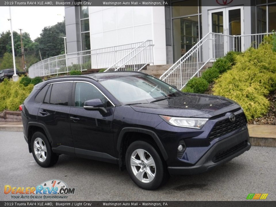 2019 Toyota RAV4 XLE AWD Blueprint / Light Gray Photo #1