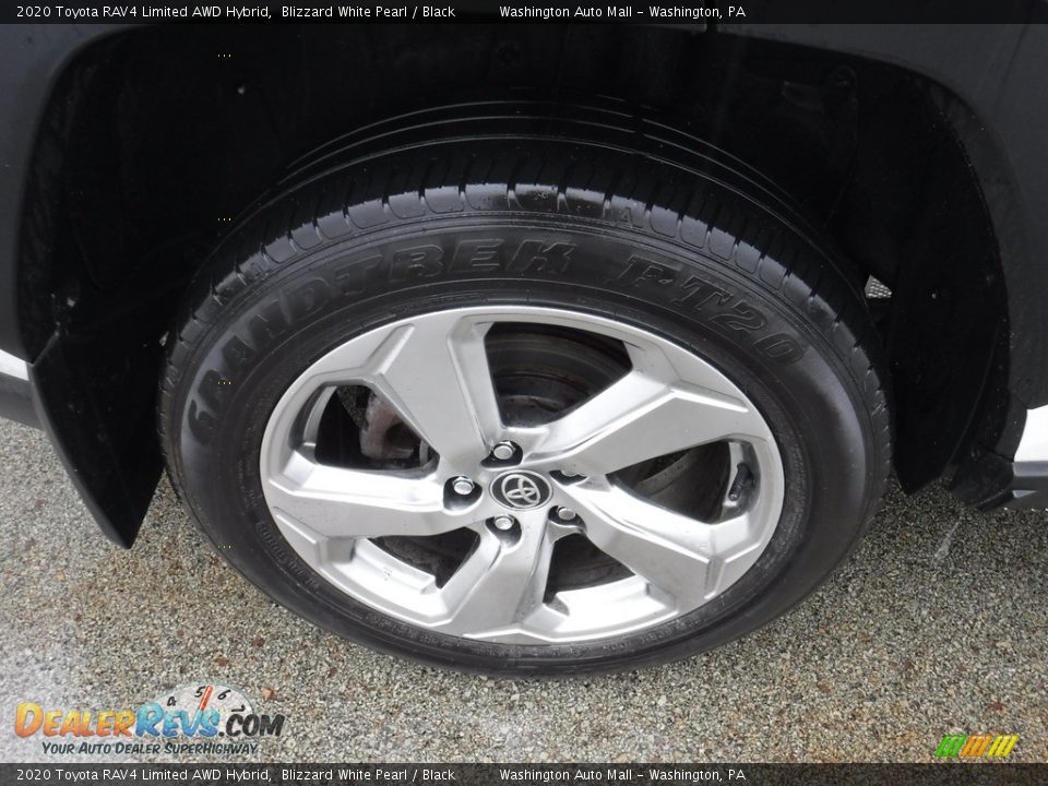 2020 Toyota RAV4 Limited AWD Hybrid Blizzard White Pearl / Black Photo #4