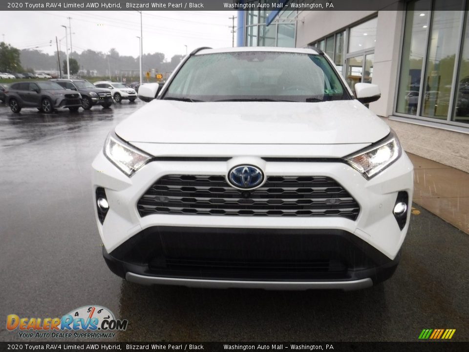 2020 Toyota RAV4 Limited AWD Hybrid Blizzard White Pearl / Black Photo #6