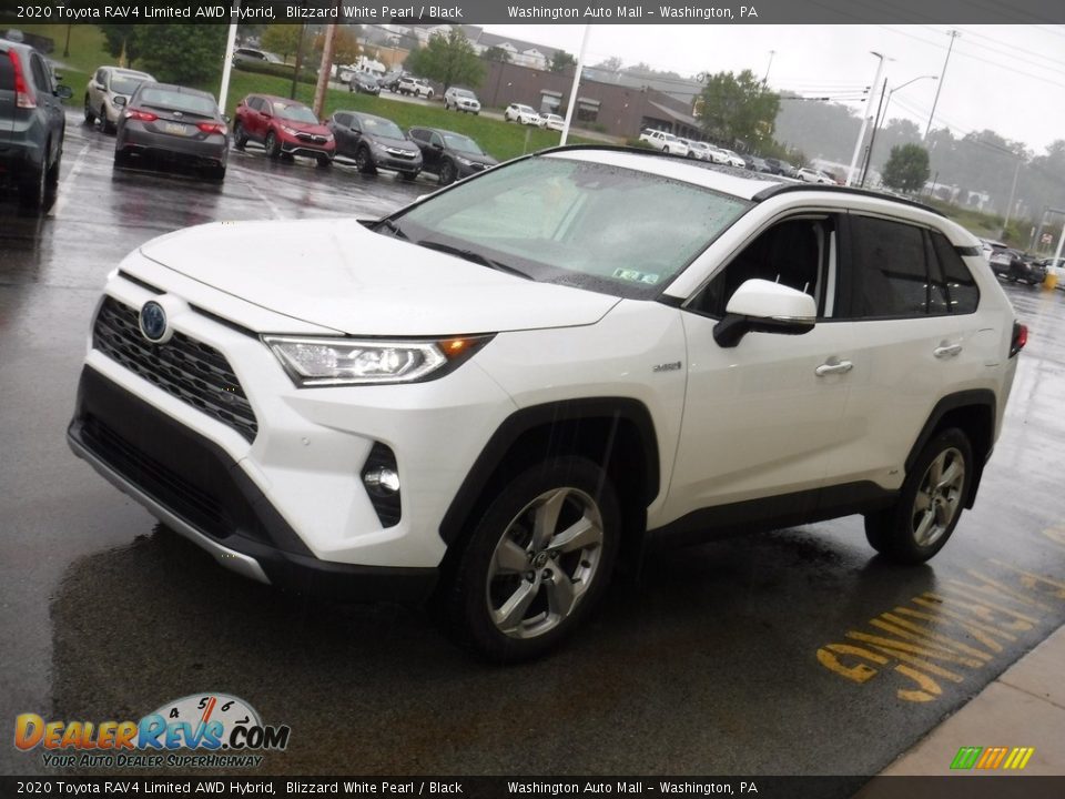 2020 Toyota RAV4 Limited AWD Hybrid Blizzard White Pearl / Black Photo #7