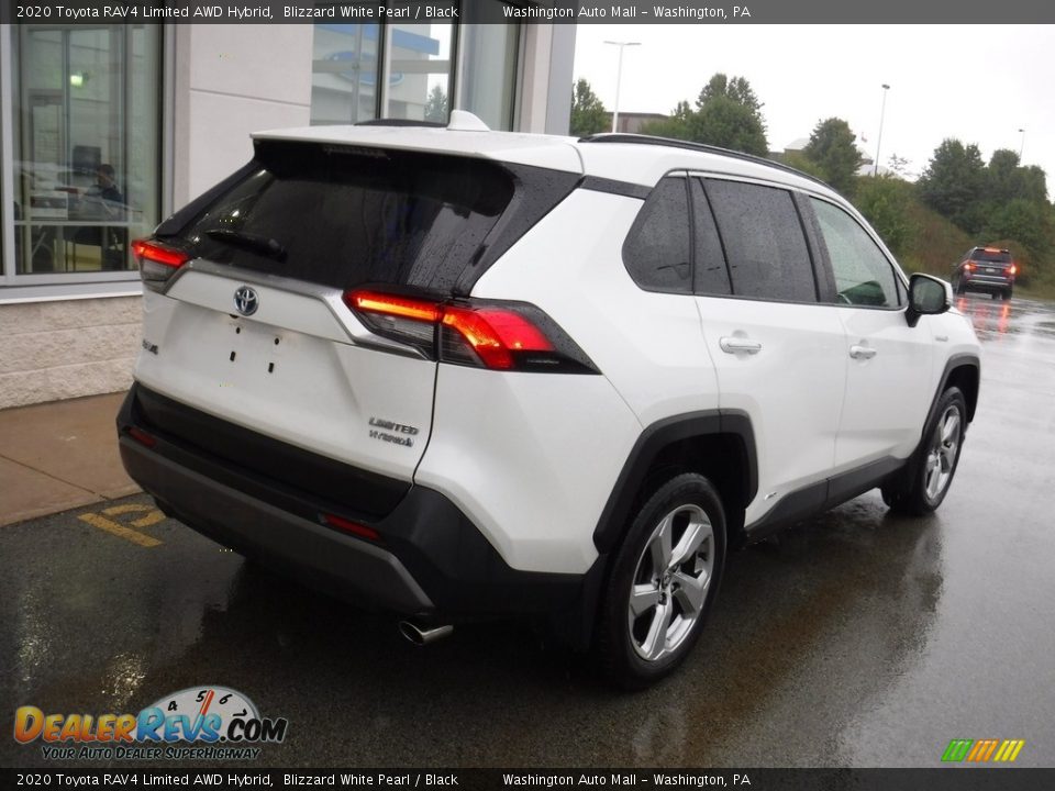 2020 Toyota RAV4 Limited AWD Hybrid Blizzard White Pearl / Black Photo #11