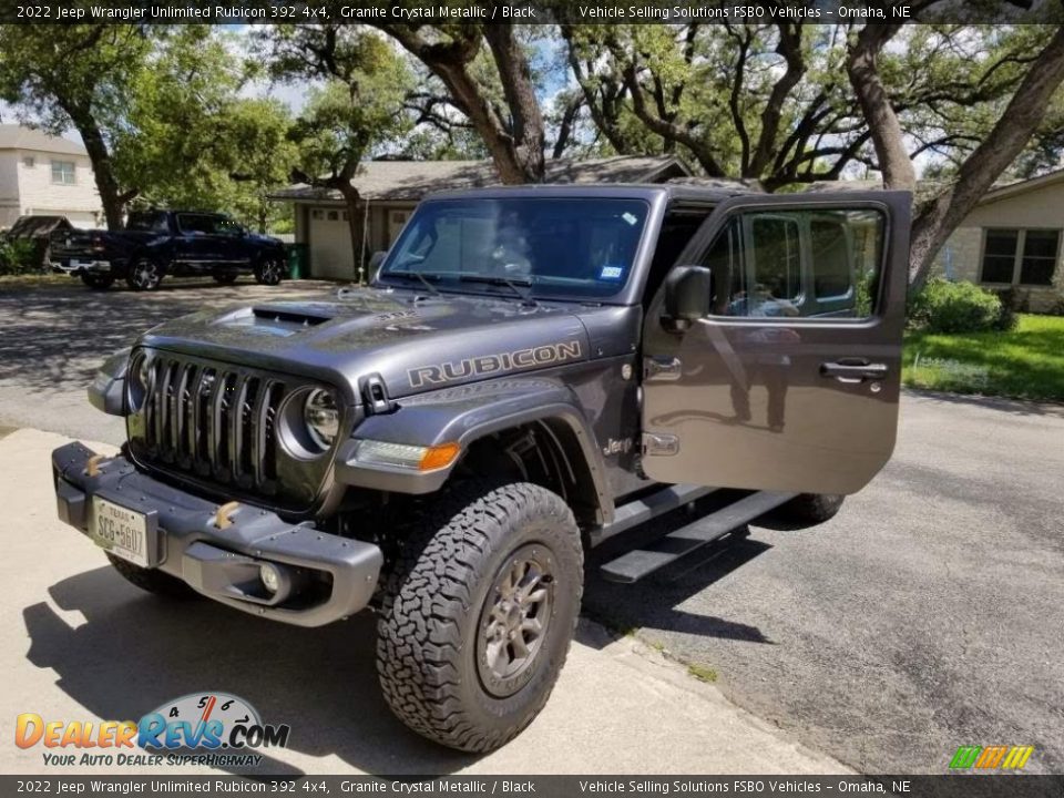 2022 Jeep Wrangler Unlimited Rubicon 392 4x4 Granite Crystal Metallic / Black Photo #1