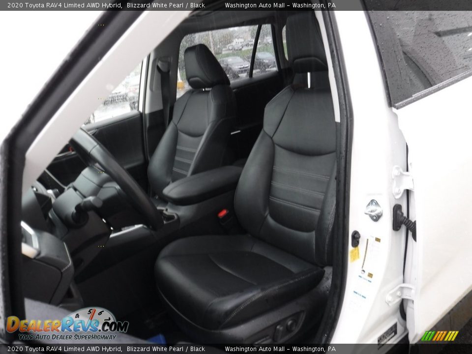 2020 Toyota RAV4 Limited AWD Hybrid Blizzard White Pearl / Black Photo #14