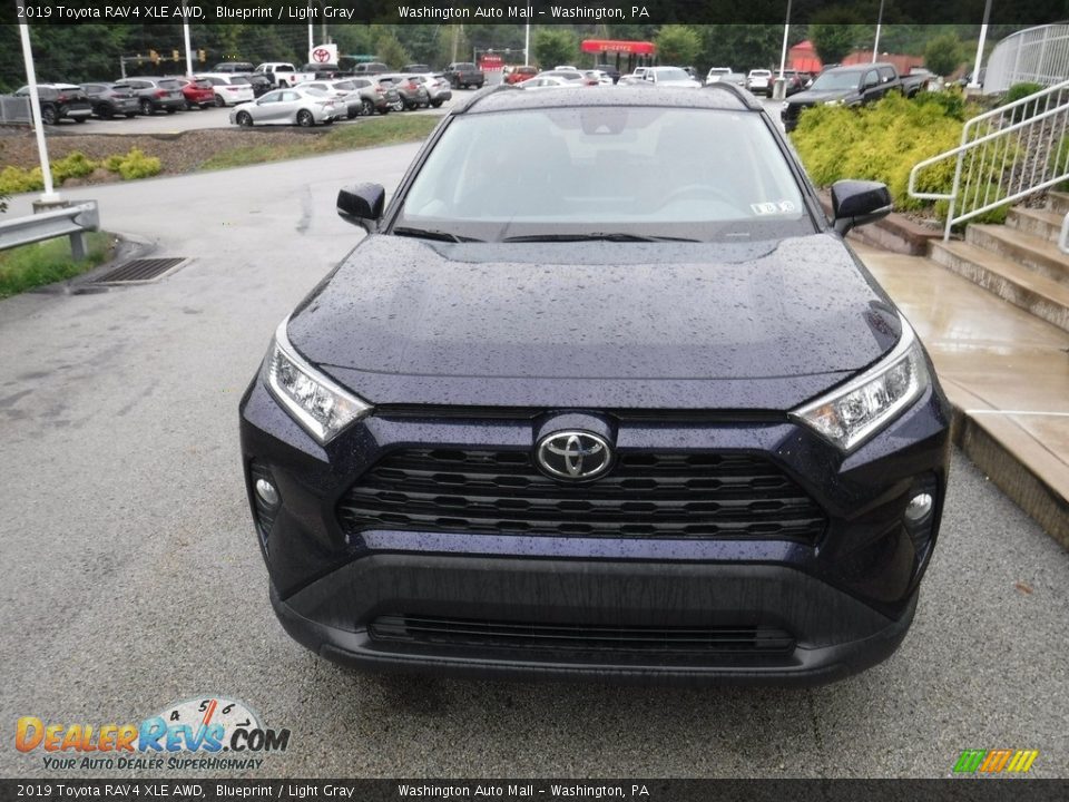 2019 Toyota RAV4 XLE AWD Blueprint / Light Gray Photo #11