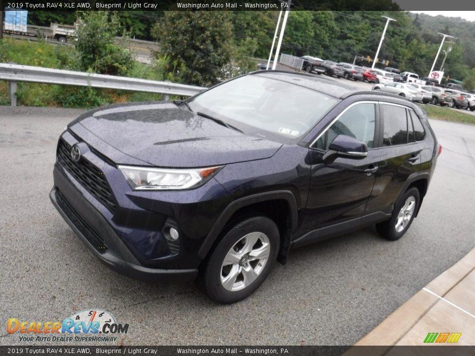 2019 Toyota RAV4 XLE AWD Blueprint / Light Gray Photo #12