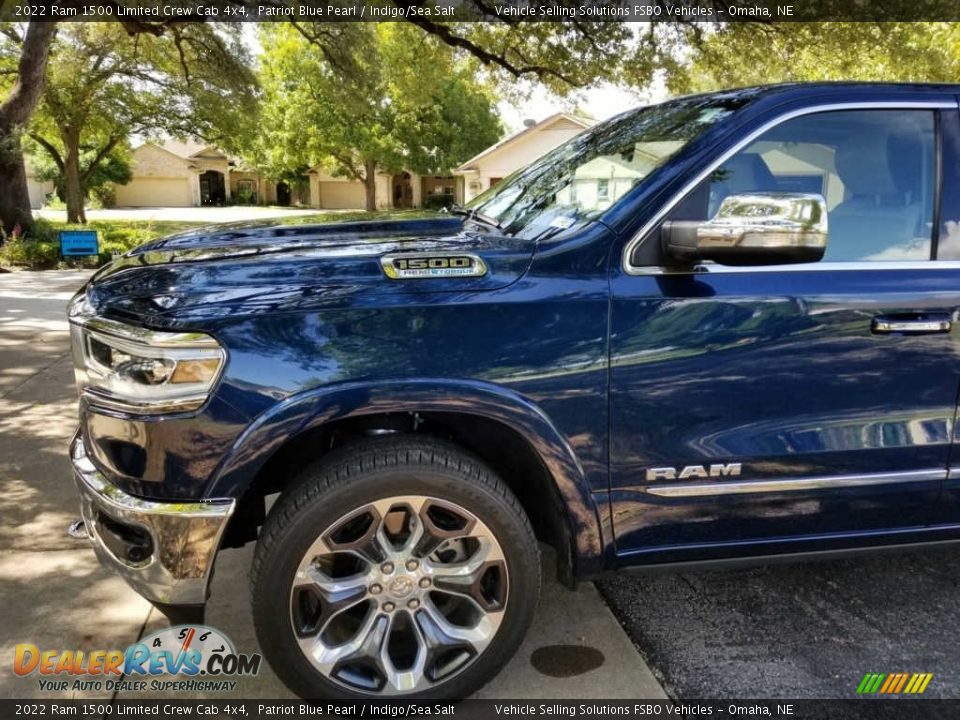 2022 Ram 1500 Limited Crew Cab 4x4 Patriot Blue Pearl / Indigo/Sea Salt Photo #1