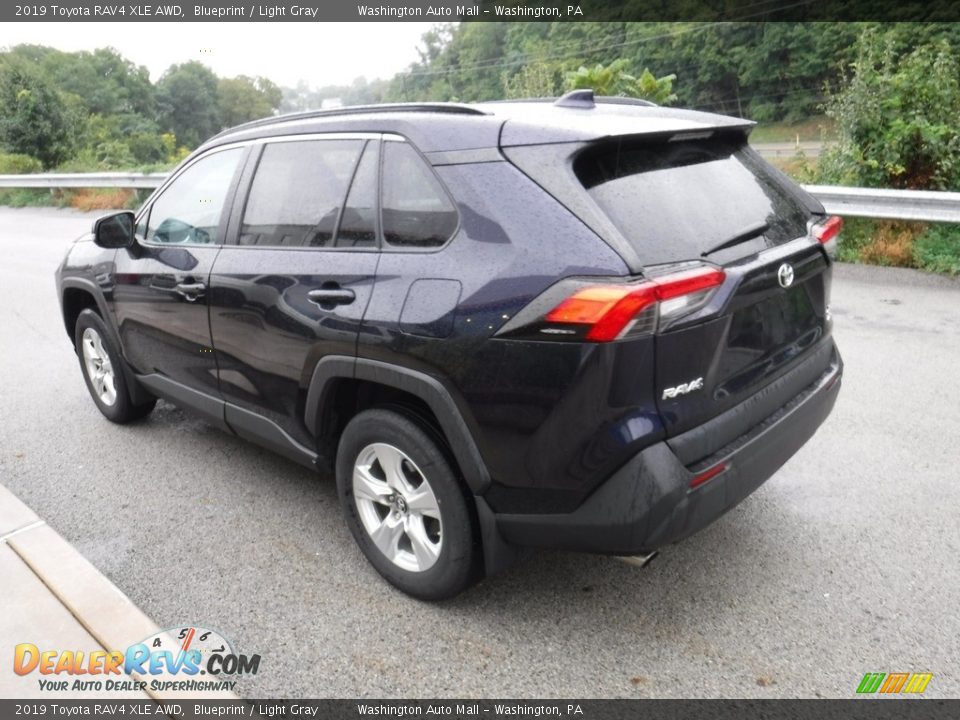 2019 Toyota RAV4 XLE AWD Blueprint / Light Gray Photo #14