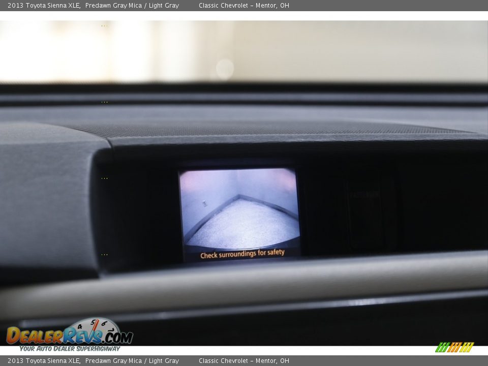 2013 Toyota Sienna XLE Predawn Gray Mica / Light Gray Photo #11