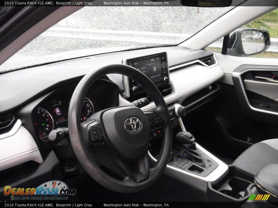 2019 Toyota RAV4 XLE AWD Blueprint / Light Gray Photo #22