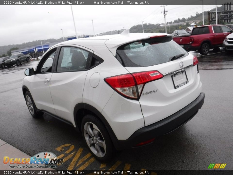 2020 Honda HR-V LX AWD Platinum White Pearl / Black Photo #7