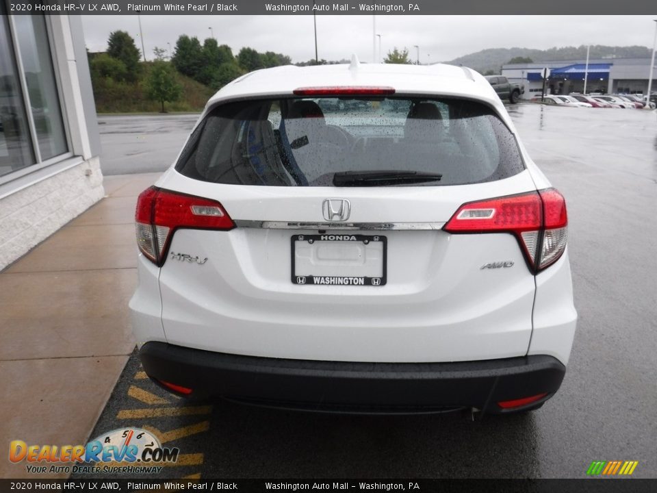 2020 Honda HR-V LX AWD Platinum White Pearl / Black Photo #8