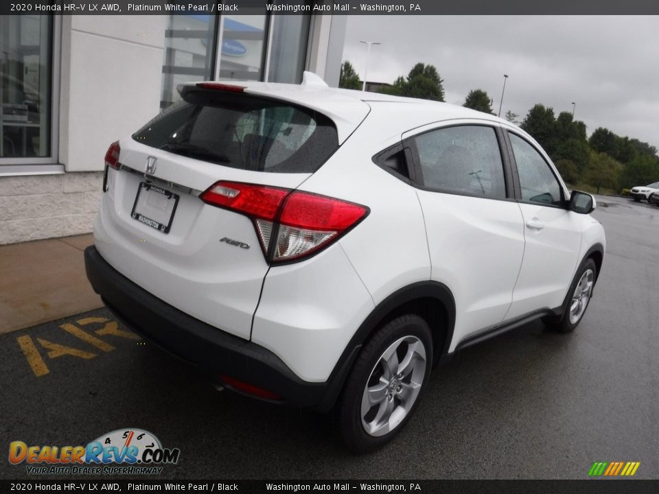 2020 Honda HR-V LX AWD Platinum White Pearl / Black Photo #9