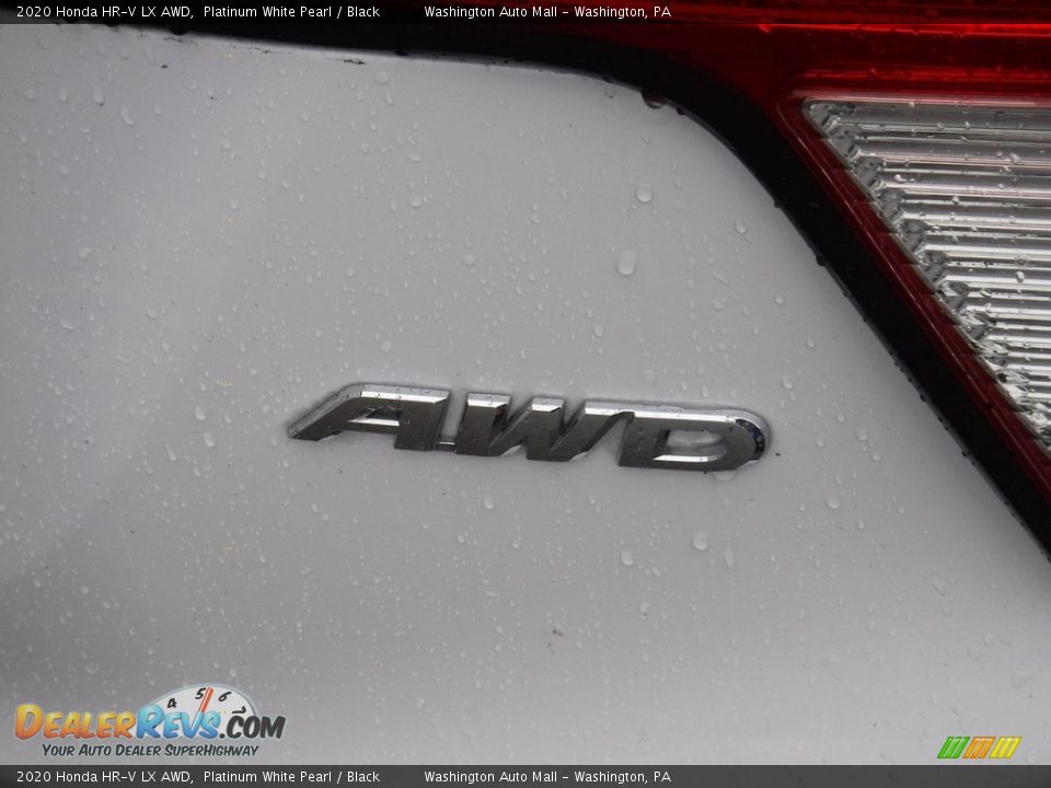 2020 Honda HR-V LX AWD Platinum White Pearl / Black Photo #10